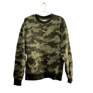 Champion camo mens crew neck‎ sweater womens medium grunge streetwear urban